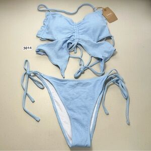 Samiol Medium Blue Tankini Set